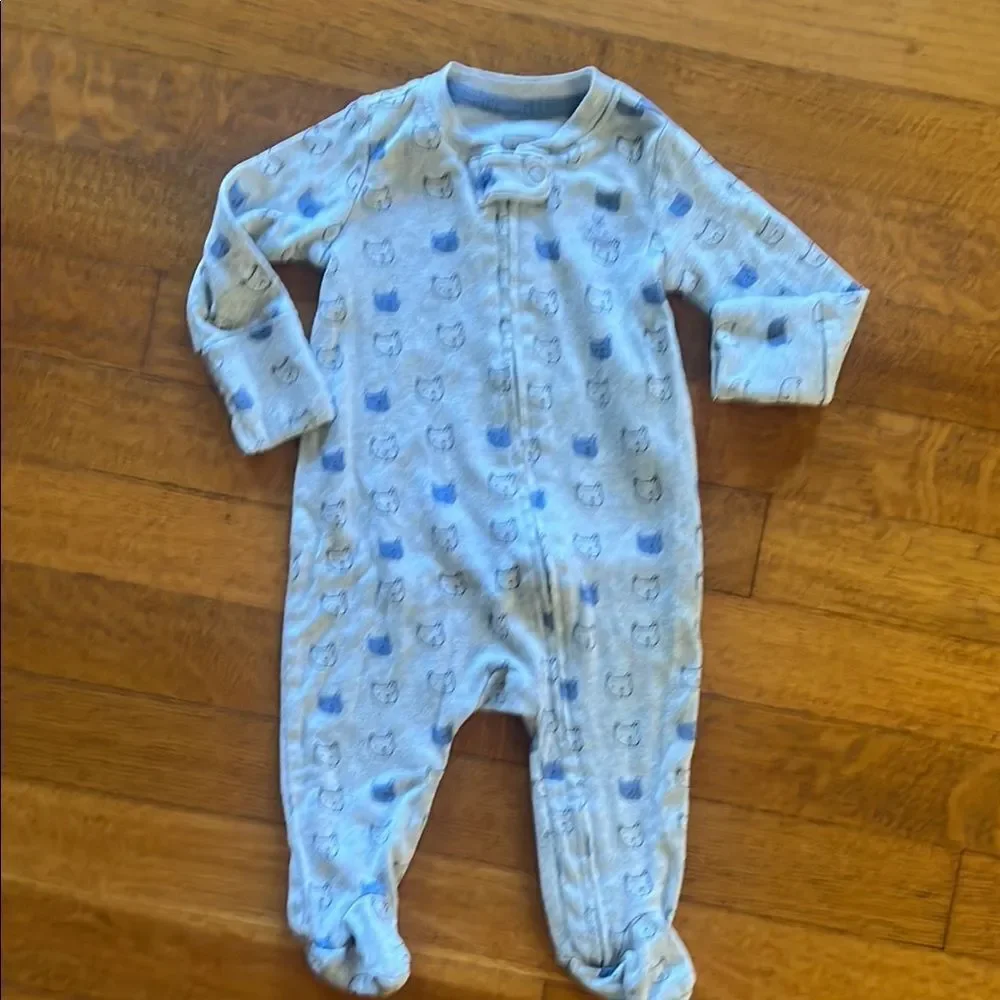 Blue and Gray Kids One Piece Set